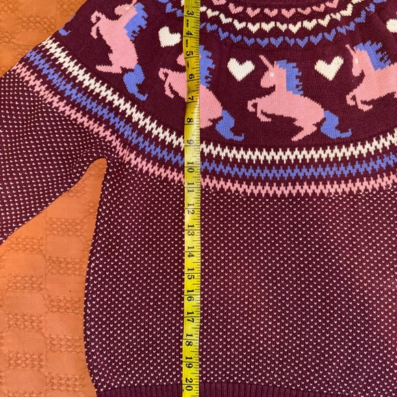 Modcloth Unicorn Fair Isle Sweater - Picture 5 of 7